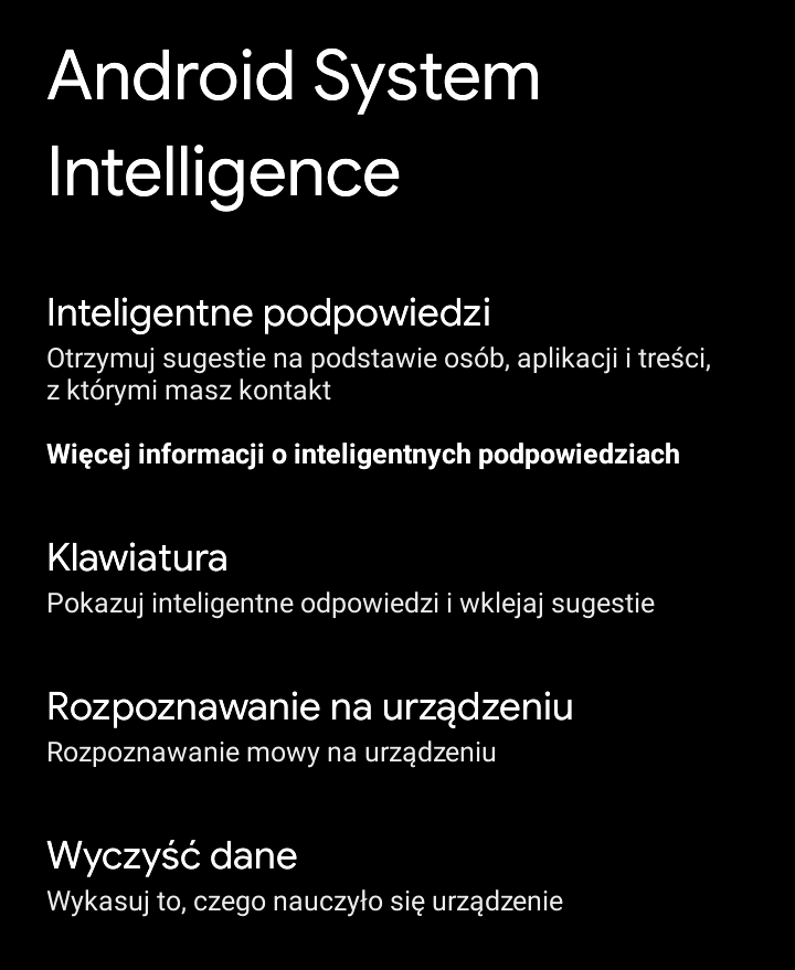 Android Intelligence System